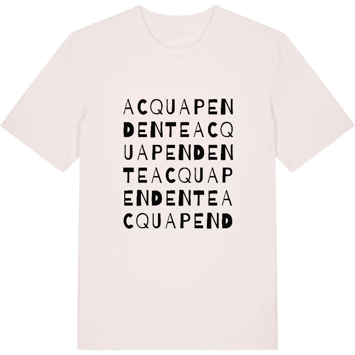 Acquapendente ordlek t-shirt – t-shirt från PinShirt