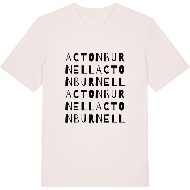 Acton Burnell ordlek t-shirt – t-shirt från PinShirt