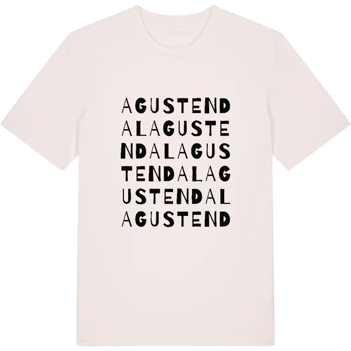 Agustendal ordlek t-shirt – t-shirt från PinShirt