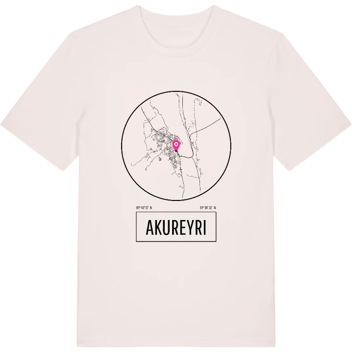 Akureyri t-shirt – t-shirt från PinShirt