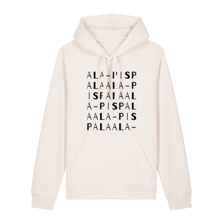 Ala-Pispala ordlek hoodie – hoodie från PinShirt