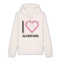 Jag älskar Alcántara hoodie stort tryck