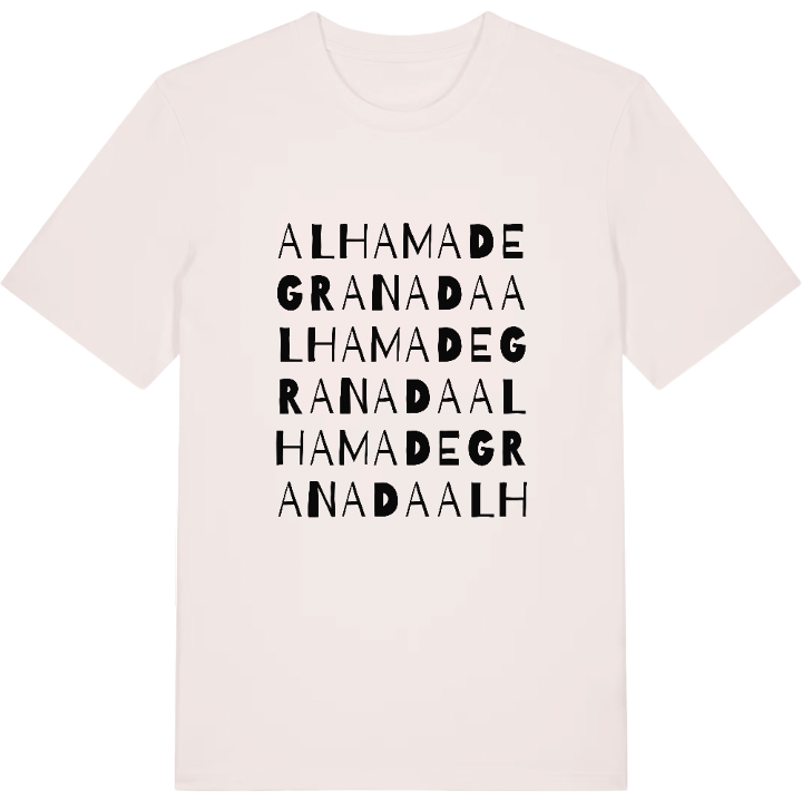 Alhama de Granada ordlek t-shirt – t-shirt från PinShirt
