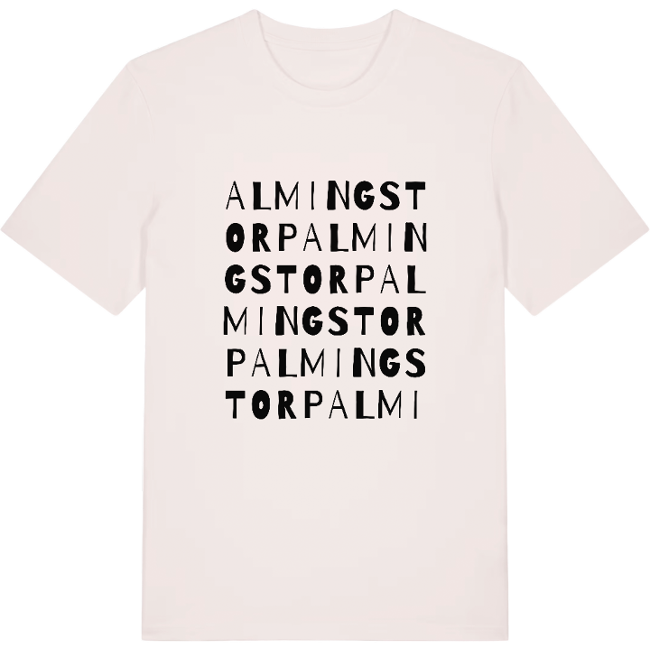 Almingstorp ordlek t-shirt – t-shirt från PinShirt