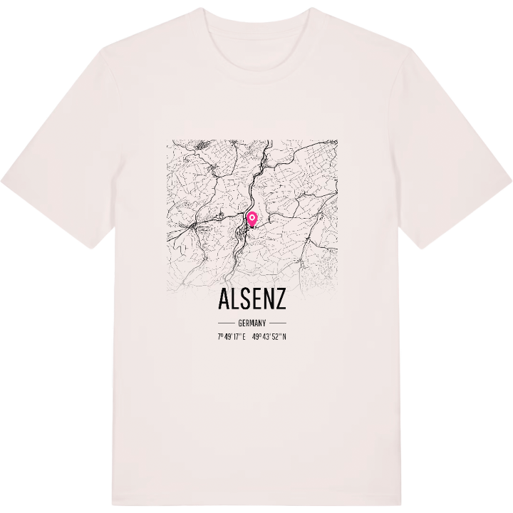 Alsenz karta t-shirt – t-shirt från PinShirt