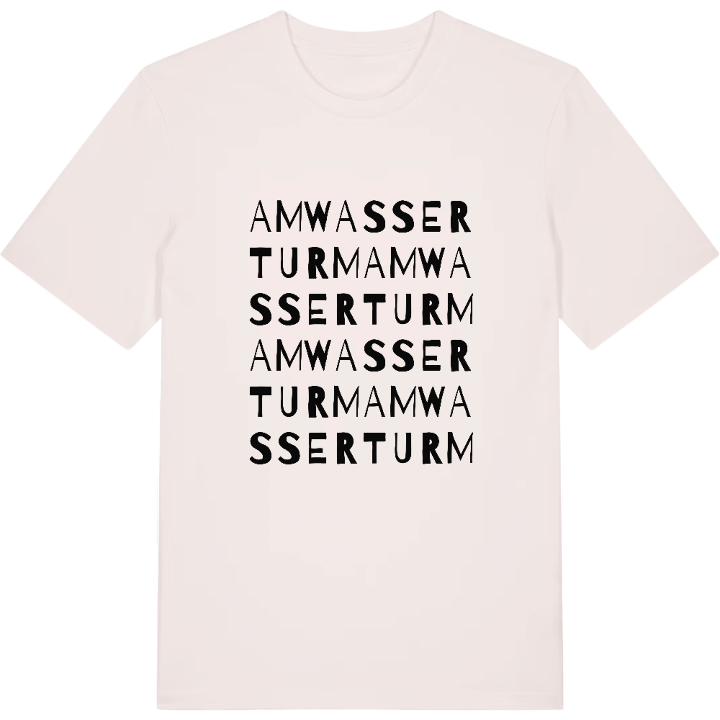 Am Wasserturm ordlek t-shirt – t-shirt från PinShirt