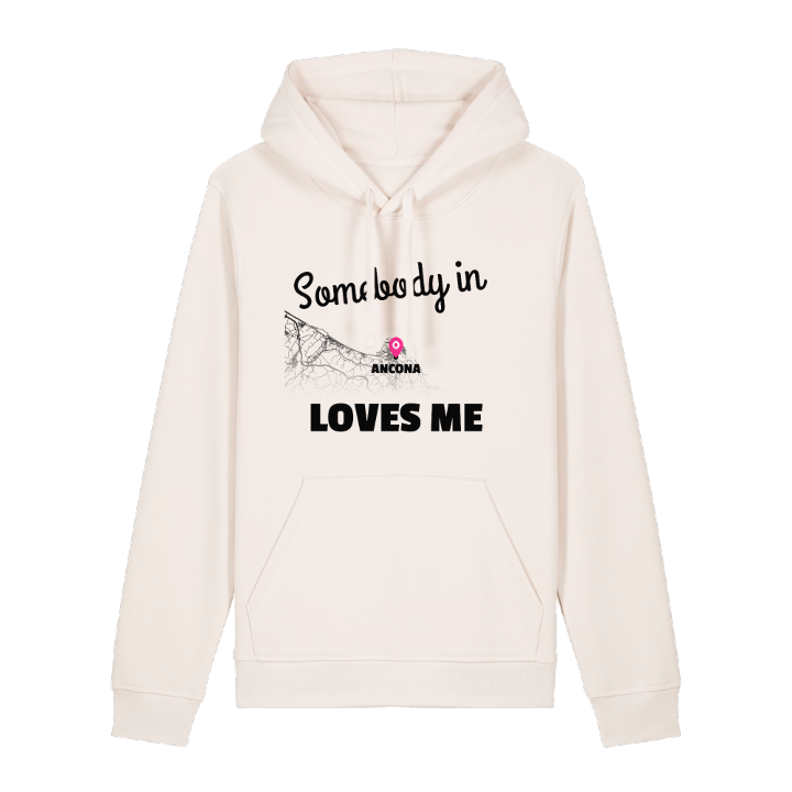 Någon i Ancona älskar mig hoodie – hoodie från PinShirt
