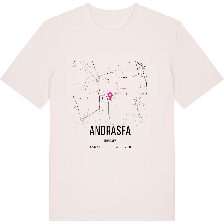 Andrásfa karta t-shirt – t-shirt från PinShirt