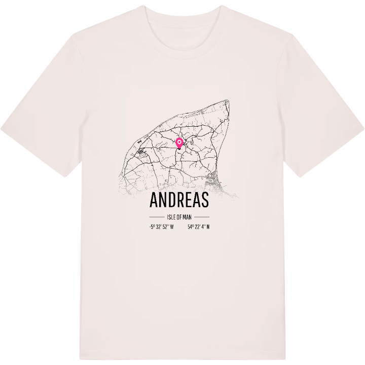 Andreas karta t-shirt – t-shirt från PinShirt