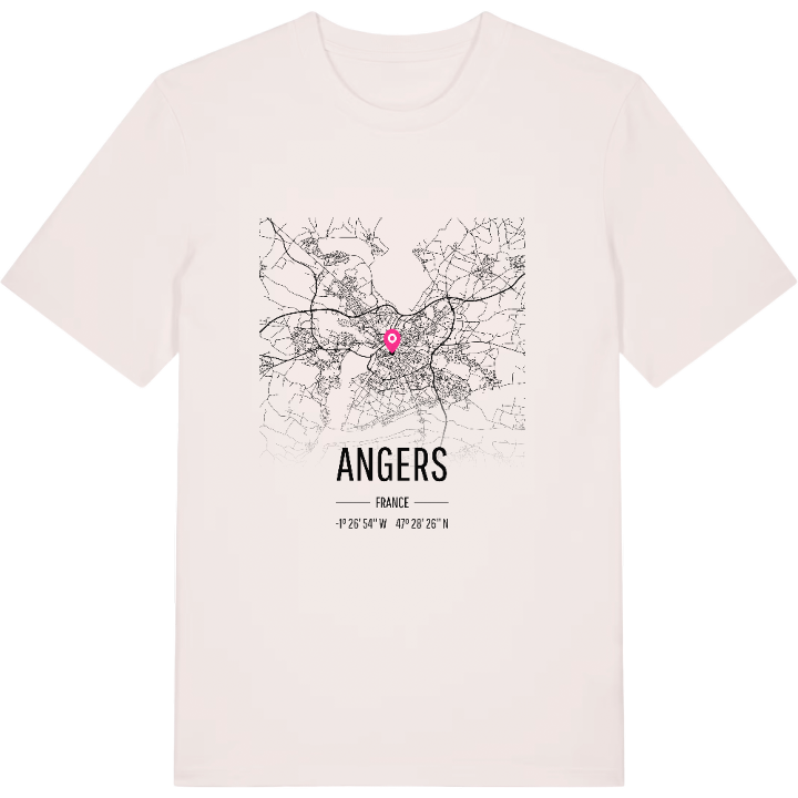 Angers karta t-shirt – t-shirt från PinShirt