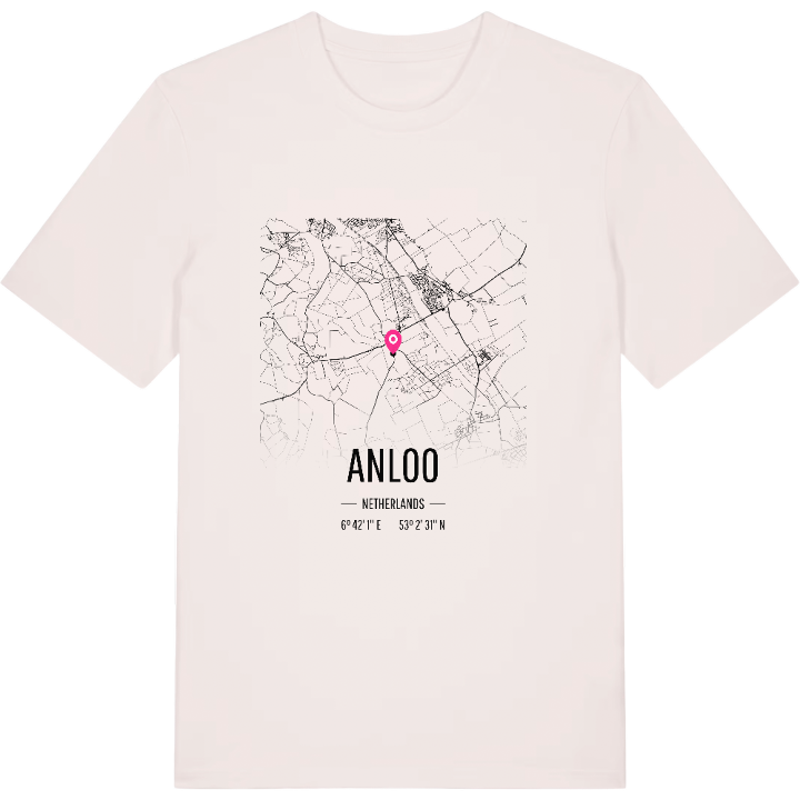 Anloo karta t-shirt – t-shirt från PinShirt