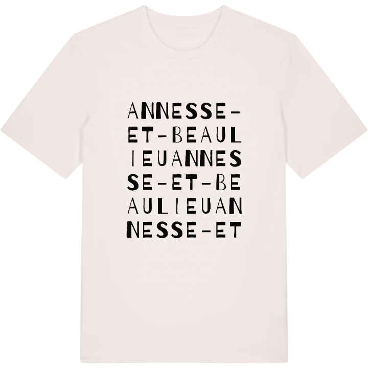 Annesse-et-Beaulieu ordlek t-shirt – t-shirt från PinShirt