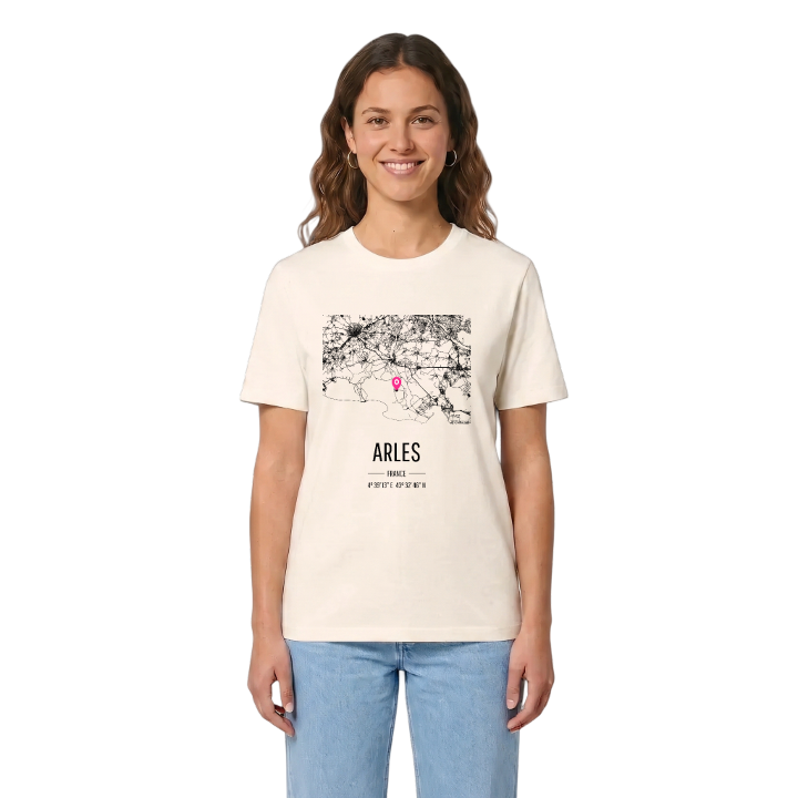 Arles karta t-shirt – t-shirt från PinShirt