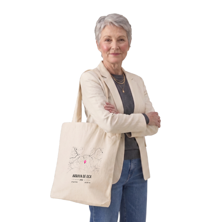 Arraya de Oca karta tygkasse – tygkasse från PinShirt
