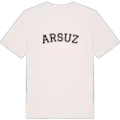 Arsuz böjd t-shirt