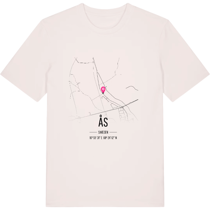 Ås karta t-shirt – t-shirt från PinShirt