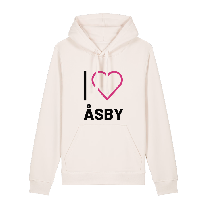 Jag älskar Åsby hoodie stort tryck – hoodie från PinShirt