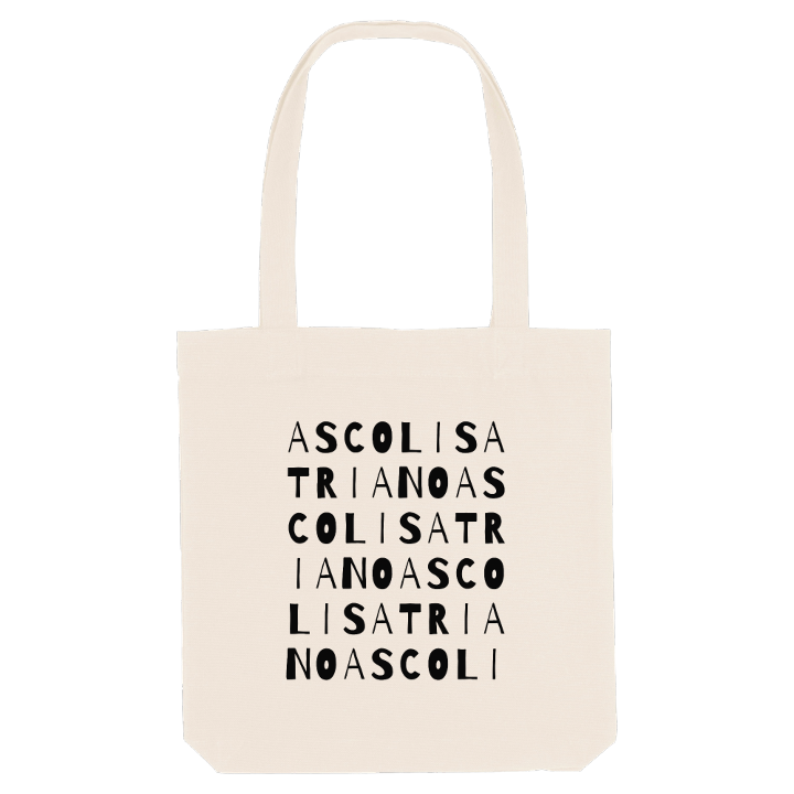 Ascoli Satriano ordlek tygkasse – tygkasse från PinShirt
