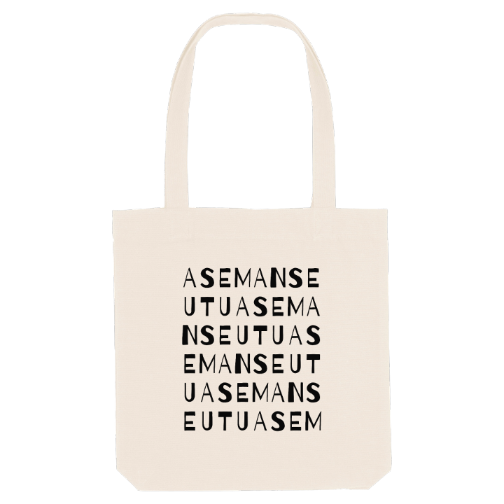 Asemanseutu ordlek tygkasse – tygkasse från PinShirt