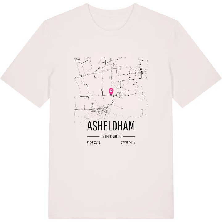 Asheldham karta t-shirt – t-shirt från PinShirt