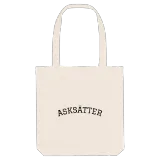 Asksätter böjd tygkasse