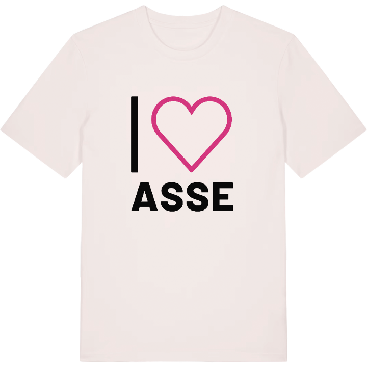 Jag älskar Asse t-shirt stort tryck – t-shirt från PinShirt