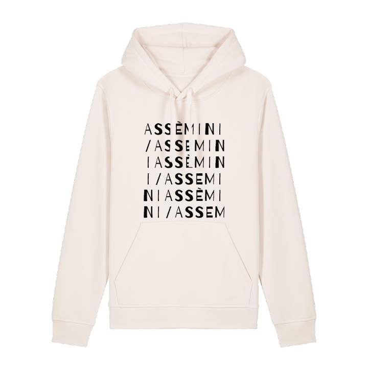 Assèmini/Assemini ordlek hoodie – hoodie från PinShirt