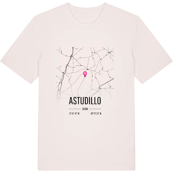 Astudillo karta t-shirt – t-shirt från PinShirt