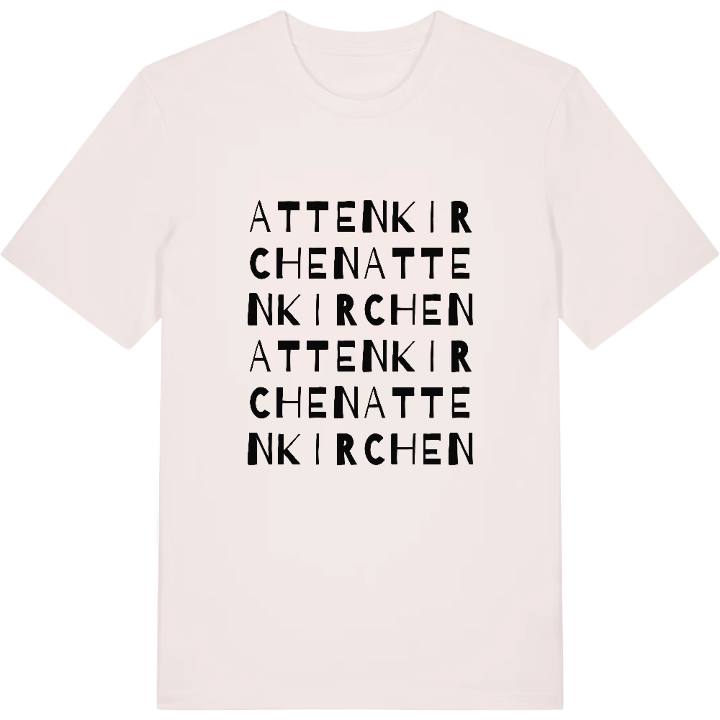 Attenkirchen ordlek t-shirt – t-shirt från PinShirt