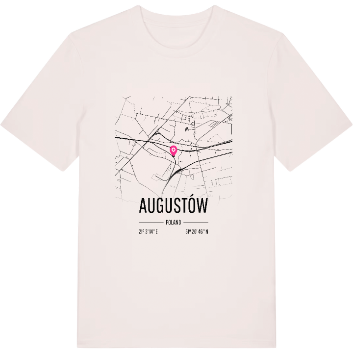 Augustów karta t-shirt – t-shirt från PinShirt
