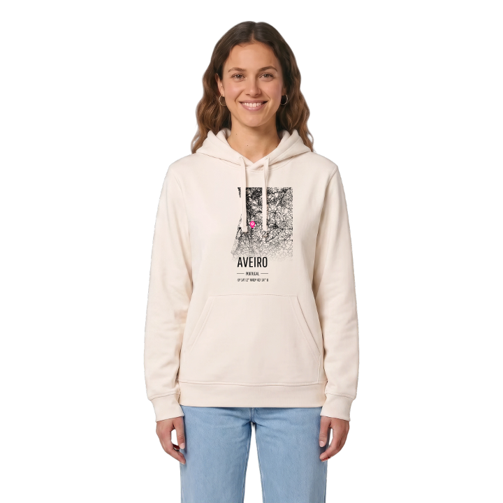 Aveiro karta hoodie – hoodie från PinShirt