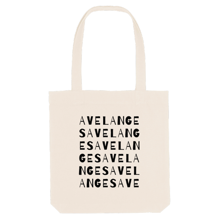 Avelanges ordlek tygkasse – tygkasse från PinShirt