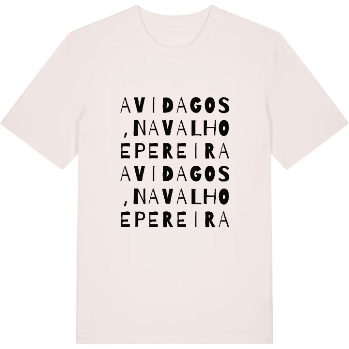 Avidagos, Navalho e Pereira ordlek t-shirt – t-shirt från PinShirt