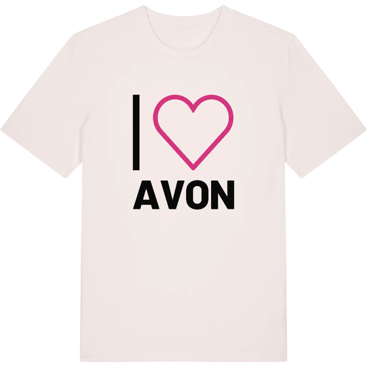 Jag älskar Avon t-shirt stort tryck – t-shirt från PinShirt