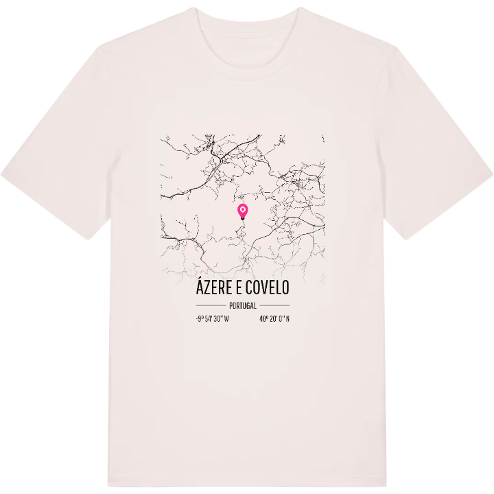 Ázere e Covelo karta t-shirt – t-shirt från PinShirt