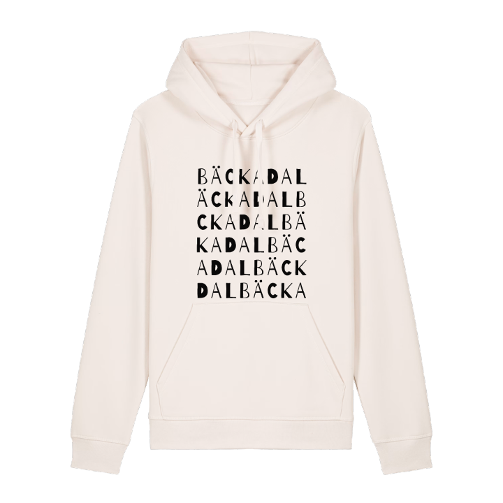 Bäckadal ordlek hoodie – hoodie från PinShirt