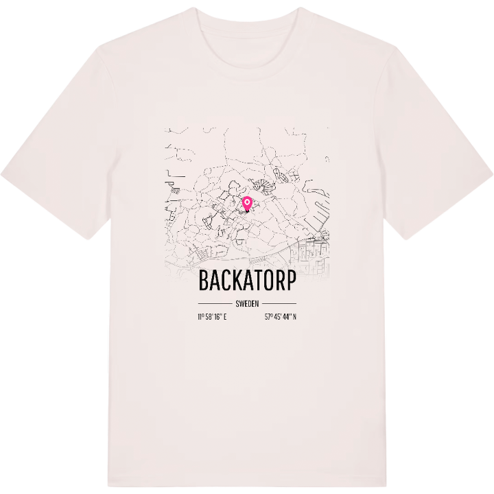 Backatorp karta t-shirt – t-shirt från PinShirt