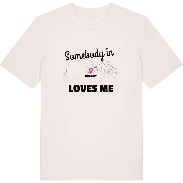 Någon i Backby älskar mig t-shirt – t-shirt från PinShirt