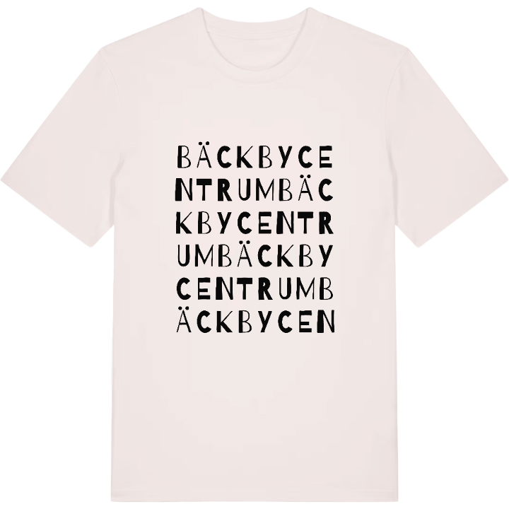 Bäckby centrum ordlek t-shirt – t-shirt från PinShirt