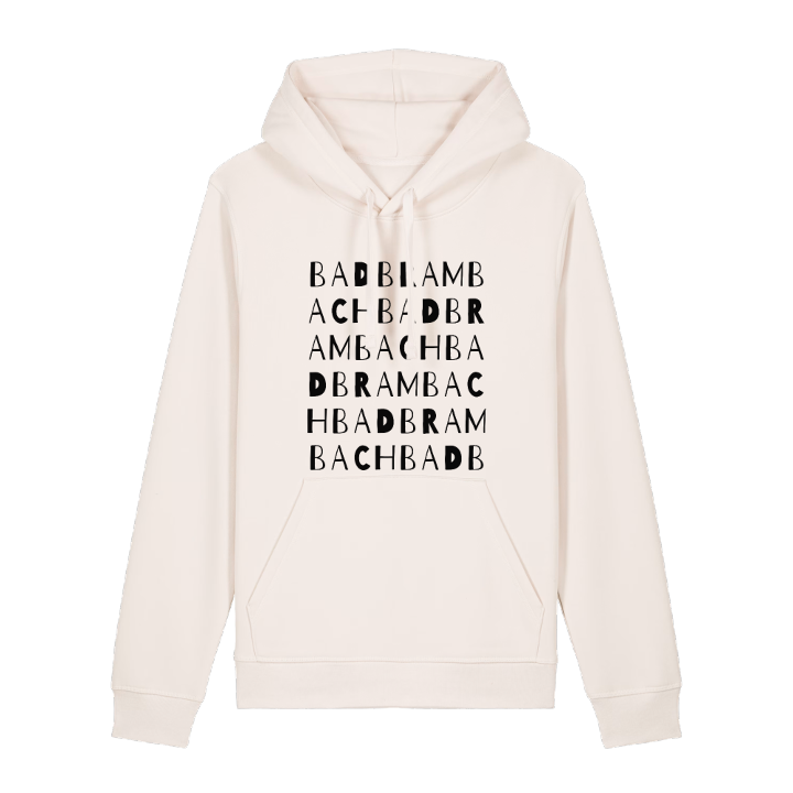 Bad Brambach ordlek hoodie – hoodie från PinShirt