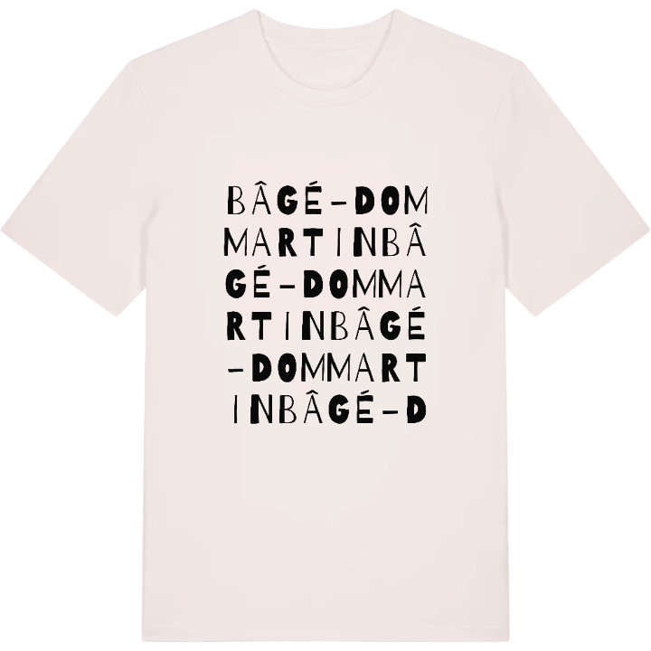 Bâgé-Dommartin ordlek t-shirt – t-shirt från PinShirt