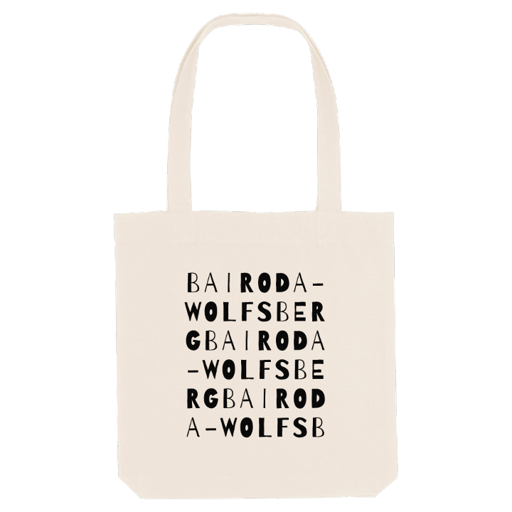 Bairoda-Wolfsberg ordlek tygkasse – tygkasse från PinShirt