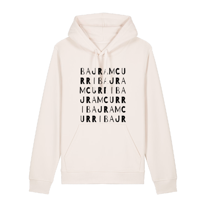 Bajram Curri ordlek hoodie – hoodie från PinShirt
