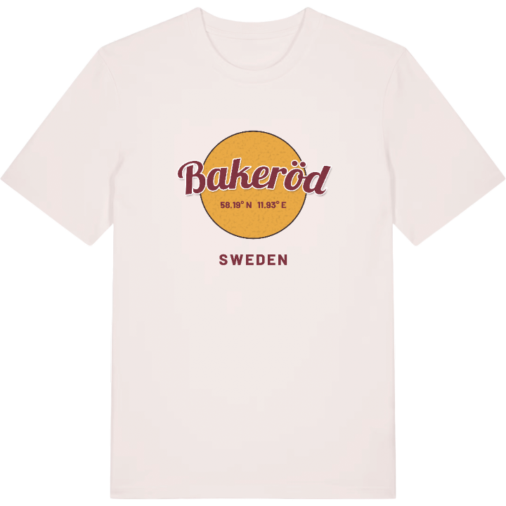 Bakeröd cirkel t-shirt – t-shirt från PinShirt