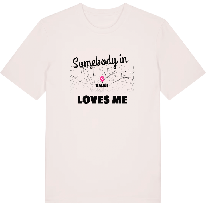 Någon i Bałaje älskar mig t-shirt – t-shirt från PinShirt