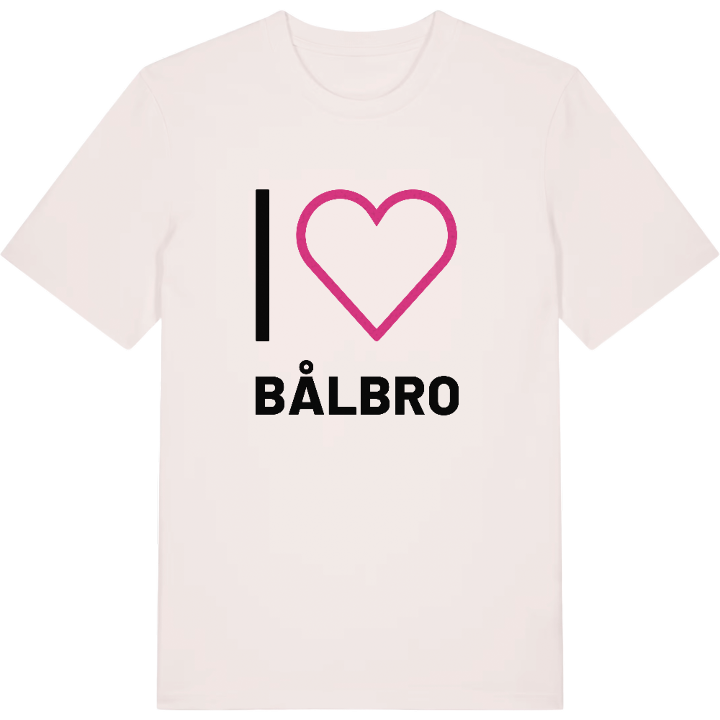 Jag älskar Bålbro t-shirt stort tryck – t-shirt från PinShirt