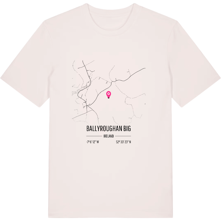 Ballyroughan Big karta t-shirt – t-shirt från PinShirt