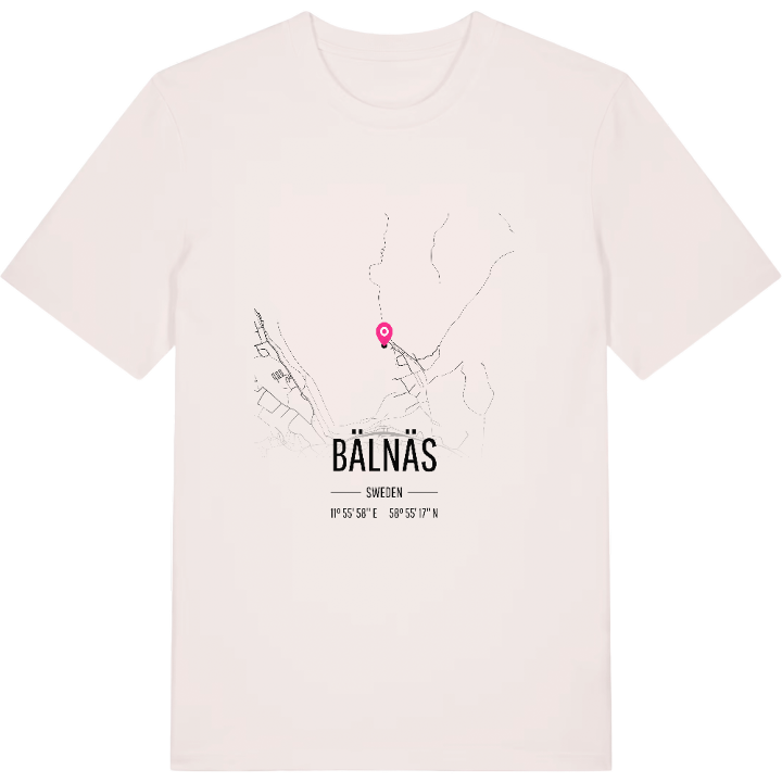 Bälnäs karta t-shirt – t-shirt från PinShirt