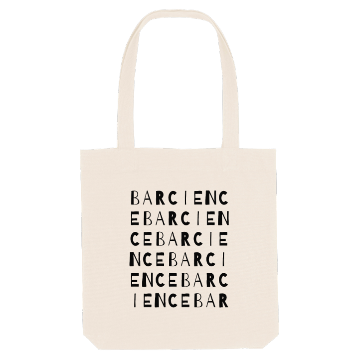 Barcience ordlek tygkasse – tygkasse från PinShirt