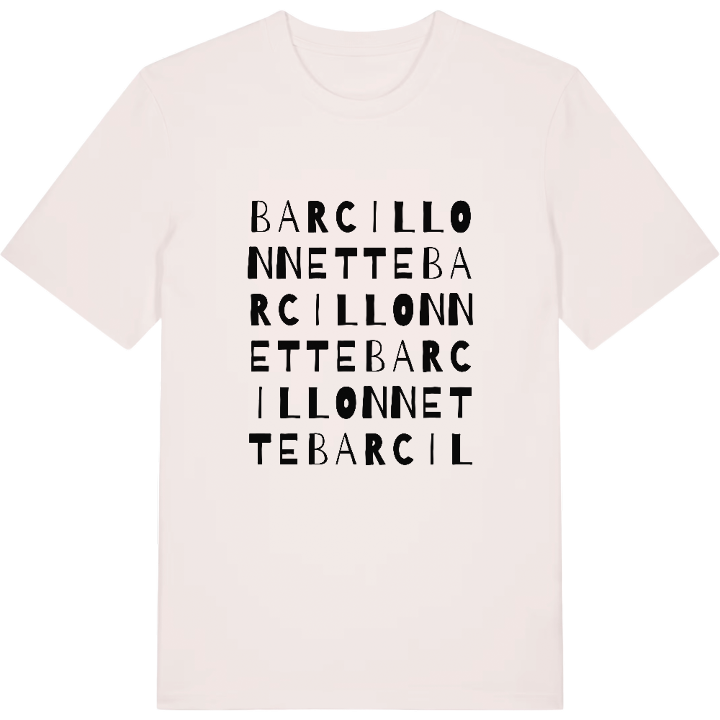 Barcillonnette ordlek t-shirt – t-shirt från PinShirt